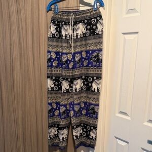 Elephant Print Lounge Pants